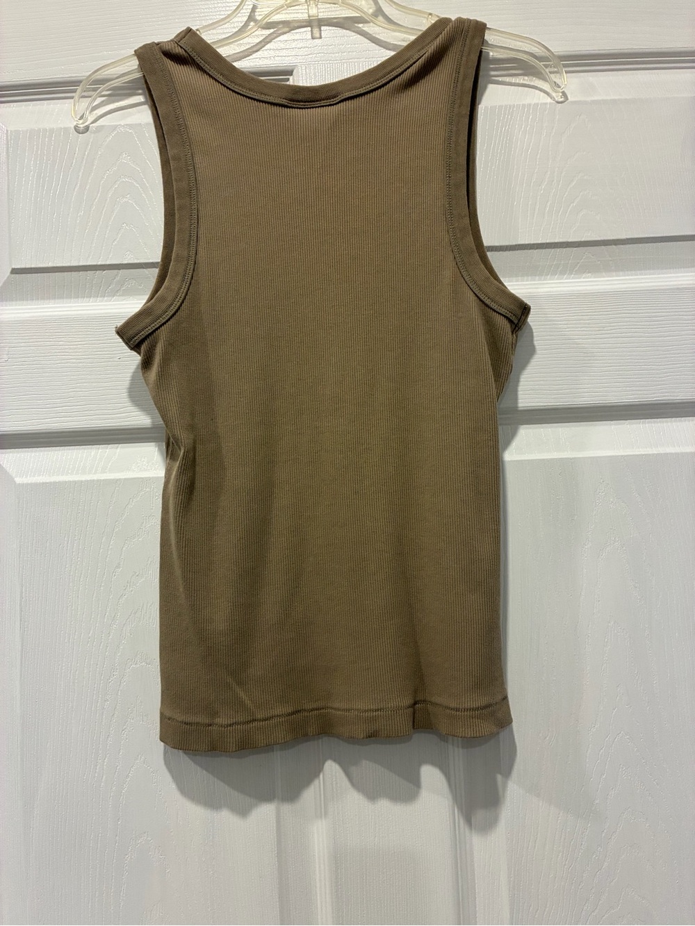 Universal Thread Olive-Tone Ribbed Tank Top - Picture 2 of 5